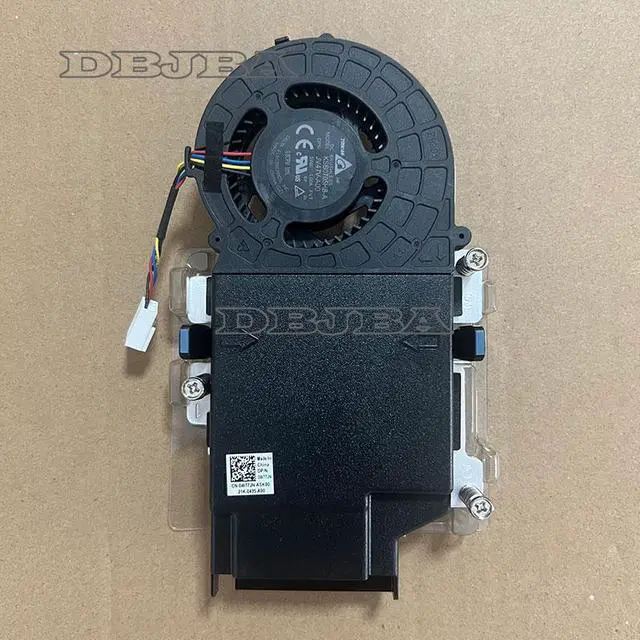 Alt view image 5 of 6 - DBTLAP For Dell Optiplex 3080 5080 7080 MFF Heatsink w/Fan Assembly JV47V 0W77JN W77JN PVB070E05N-P02 5V 1.10A FAN with Heatsink