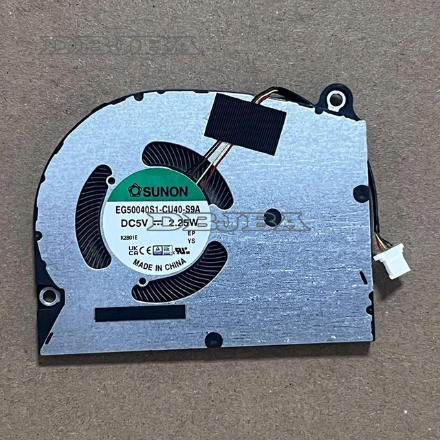 Main image of Laptop CPU Cooling Fan For Acer Swift Edge 2022 SFA16-41 SFA16-41-R7SU R6YS N22C8 SFE16-42 DC280012VS0 EG50040S1-CU40-S9A DC5V 2.25W 4Pin