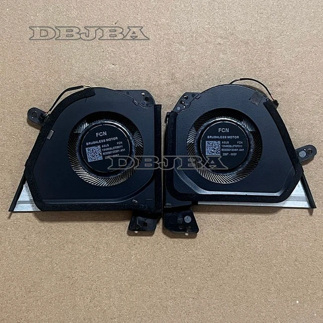 Alt view image 2 of 2 - CPU GPU Fan For ASUS ROG Zephyrus FQAX DFSCL42P06593E 13NR0BL0T07011 FQAY DFSCL42P16593E 13NR0BL0T06111 6033B0120301 6033B0120401