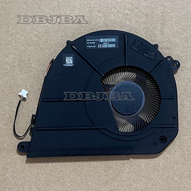 Alt view image 2 of 2 - CPU Cooling Fan For HP 0mniBook X Flip 2-IN-1 16 16-A 16-AR 16-AR0013DX 16-AS TPN-W166 W167 P29018-001 F24048 DFS5G12R167B20 5V 0.8A