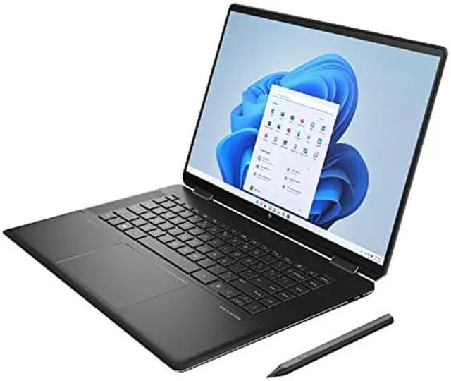 Alt view image 2 of 5 - HP Spectre X360 Business 2-in-1 Laptop 16" 3K+ IPS 400nits Touchscreen 11th Gen Intel Quad-Core i7-11390H 16GB RAM 1TB SSD HP Pen Backlit Fingerprint Thunderbolt B&O Win11 Black + USB-C Adapter