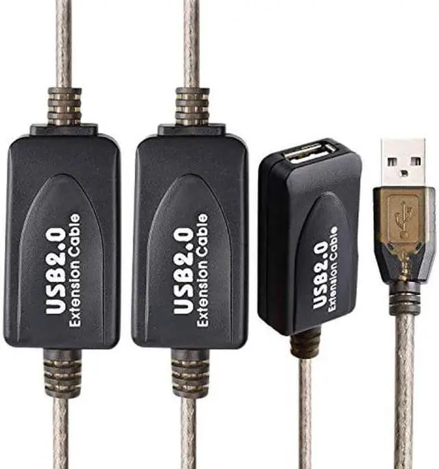 Alt view image 3 of 5 - LDKCOK USB 2.0 Type A Male to A Female Active Repeater Extension Cable 100ft, High Speed 480 Mbps