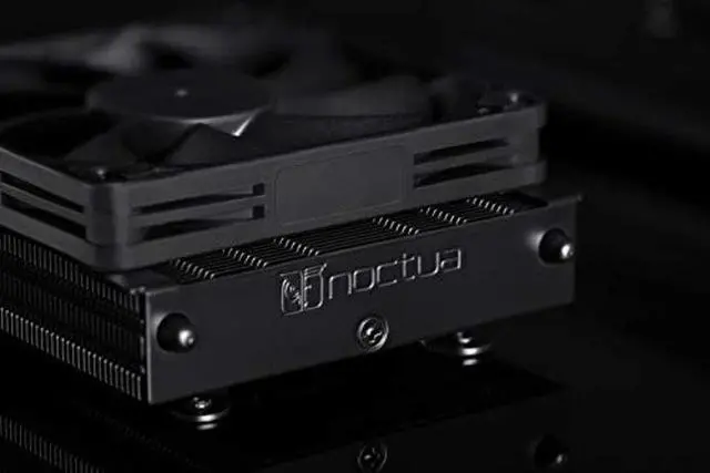 Alt view image 5 of 5 - Noctua NH-L9a-AM4 chromax.Black, Low-Profile CPU Cooler for AMD AM4 (Black)