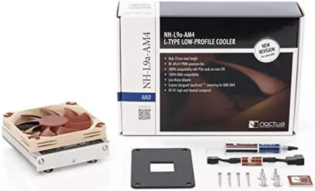 Alt view image 4 of 5 - Noctua NH-L9a-AM4, Premium Low-Profile CPU Cooler for AMD AM4 + NA-FD1 Fan Duct Kit