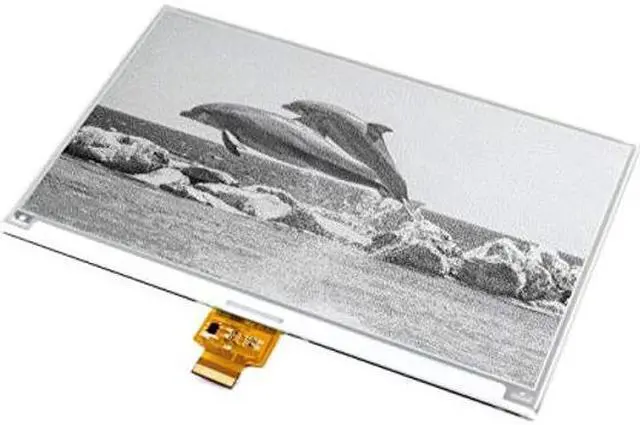 Alt view image 2 of 5 - waveshare 7.5inch E-Ink Raw Display Compatible with Raspberry Pi 4B/3B+/3B/2B/B+/A+/Zero/Zero W/WH/Zero 2W Series Boards 800x480 Resolution with SPI Interface Without PCB