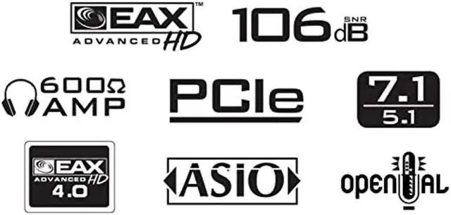 Alt view image 4 of 4 - Creative Sound Blaster Audigy PCIe RX 7.1 Sound Card with High Performance Headphone Amp