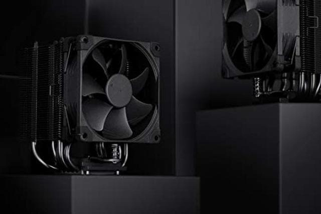 Alt view image 5 of 5 - Noctua NH-U9S chromax.Black, 92mm Single-Tower CPU Cooler (Black)