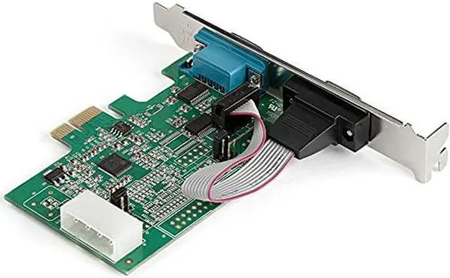 Alt view image 4 of 5 - StarTech.com 2-port PCI Express RS232 Serial Adapter Card - PCIe RS232 Serial Host Controller Card - PCIe to Dual Serial DB9 Card - 16950 UART - Expansion Card - Windows & Linux (PEX2S953)