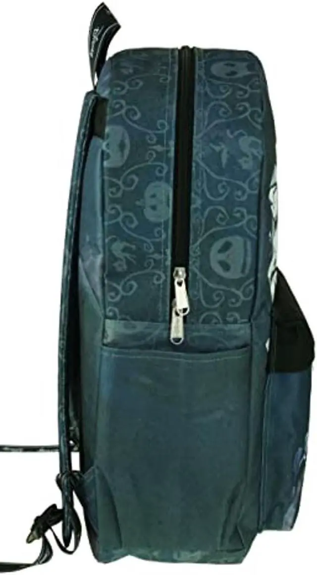 Alt view image 2 of 4 - KBNL Classic Disney Nightmare Before Christmas Backpack with Laptop Compartment for School, Travel, and Work Multicolor A22216-NBC