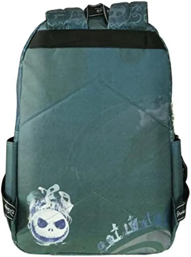 Alt view image 4 of 4 - KBNL Classic Disney Nightmare Before Christmas Backpack with Laptop Compartment for School, Travel, and Work Multicolor A22216-NBC