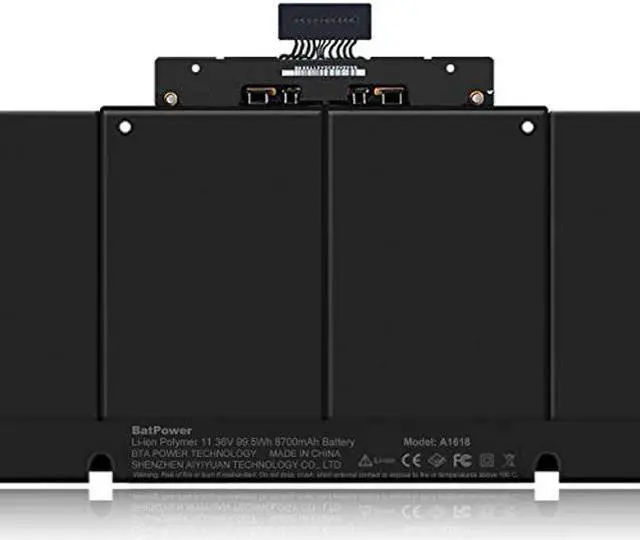 Alt view image 5 of 5 - BatPower A1618 Replacement Laptop Battery for Apple Mid 2015 MacBook Pro 15-inch Retina A1398 EMC 2909 EMC 2910 Battery MacBook Pro 15" Retina A1398 Apple A1618 Battery 99.5Wh