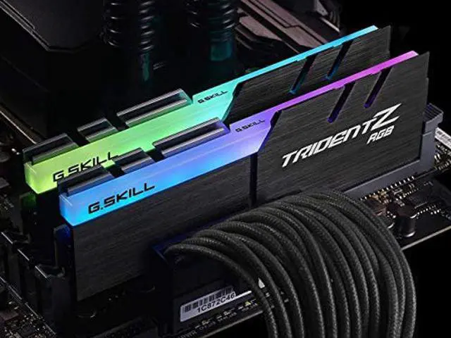 Alt view image 2 of 5 - G.Skill Trident Z RGB Series 16GB (2 x 8GB) 288-Pin SDRAM (PC4-28800) DDR4 3600 CL18-22-22-42 1.35V Dual Channel Desktop Memory Model F4-3600C18D-16GTZRX