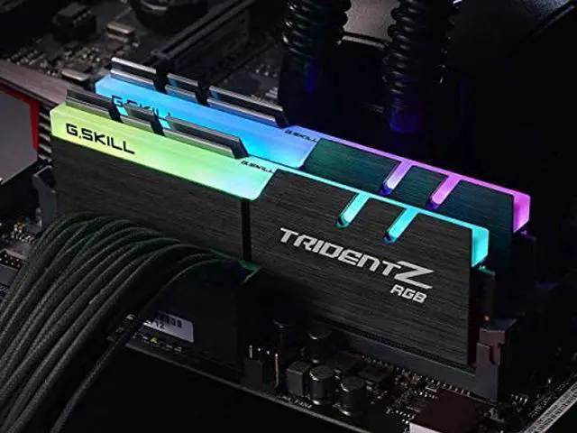 Alt view image 4 of 5 - G.Skill Trident Z RGB Series 16GB (2 x 8GB) 288-Pin SDRAM (PC4-28800) DDR4 3600 CL18-22-22-42 1.35V Dual Channel Desktop Memory Model F4-3600C18D-16GTZRX