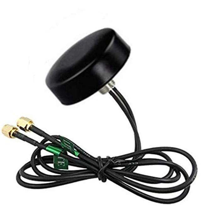 5G LTE Puck Antenna With SMA Connectors - Permanent Mount For IoT, Sierra, Cradlepoint Modems