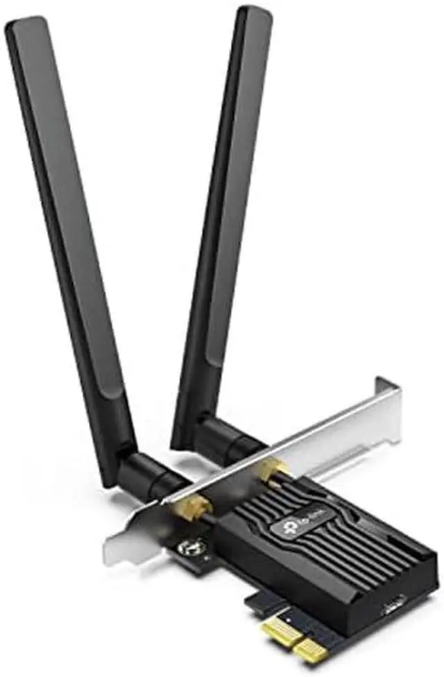Main image of TP-Link WiFi 6 PCIe WiFi Card for Desktop PC AX3000 (Archer TX55E), Bluetooth 5.2, WPA3, 802.11ax Dual Band Wireless Adapter with MU-MIMO, Ultra-Low Latency, Supports Windows 11, 10 (64bit) Only