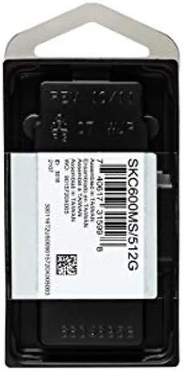 Alt view image 5 of 5 - Kingston SKC600MS/512G - 512GB mSATA SATA III Format SSD with 256-bit XTS-AEX encryption