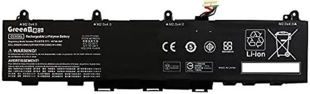 Main image of GreenTech L78555-005 CC03XL Replacement Battery for HP Elitebook 830 835 840 G7 G8, Probook 635 Aero G7 G8, ZBook Firefly 14 G7 G8 11.55V 53WHR HSTNN-LB8Q L77608-421 L77608-2C1 CC03053XL-PL