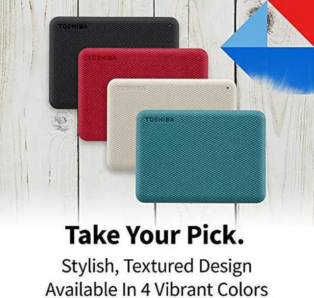 Alt view image 2 of 5 - Toshiba Canvio Advance 4TB Portable External Hard Drive USB 3.0, Green - HDTCA40XG3CA