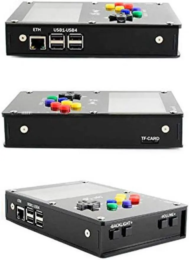 Alt view image 3 of 5 - GamePi43 Accessories Kit for Raspberry Pi 4B/3B+/3B/2B/B+ Portable Retro Video Handheld Game Console with 4.3inch IPS Display 800x480 Pixel 60 fps Smooth Gaming Experience Speaker Earphone Jack