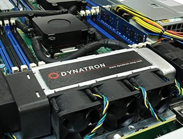 Alt view image 3 of 5 - Dynatron L3 Aio Enclosed 1u Server Liquid Cooler Intel/AMD Socket Brown Box