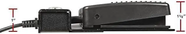 Alt view image 3 of 4 - ECS Double Button Foot Pedal for Mouse Click | USB control Foot Pedal, Equipment for Computer, Heavy duty metal base