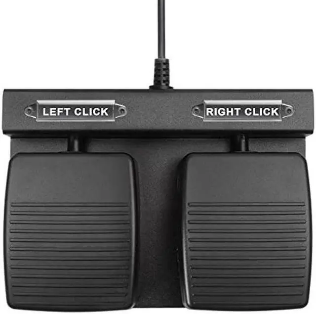 Alt view image 2 of 4 - ECS Double Button Foot Pedal for Mouse Click | USB control Foot Pedal, Equipment for Computer, Heavy duty metal base