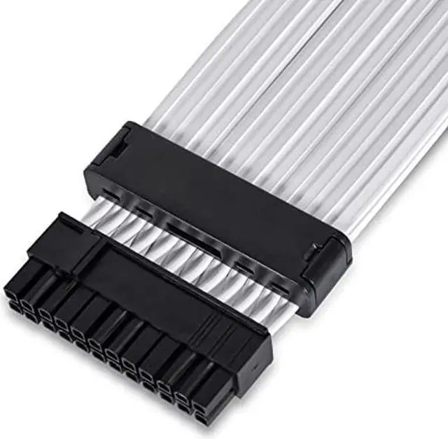 Alt view image 5 of 5 - Lian Li Strimer Plus V2 24 Pin (PW24-PV2) -Addressable RGB Power Extension Cable (Strimer L-Connect 3.0 Controller Included) - for Motherboard Connector, PW24-PV2 Black