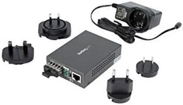 Alt view image 5 of 5 - StarTech.com Multimode (MM) SC Fiber Media Converter for 10/100/1000 Network - 550m Range - Gigabit Ethernet - 850nm - Full Duplex (MCMGBSCMM055)