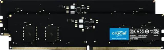 Crucial RAM 16GB Kit (2x8GB) DDR5 4800MHz CL40 Desktop Memory