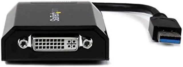 Alt view image 3 of 5 - StarTech.com USB 3.0 to DVI / VGA Adapter - 2048x1152 - External Video & Graphics Card - Dual Monitor Display Adapter Cable - Supports Mac & Windows (USB32DVIPRO)