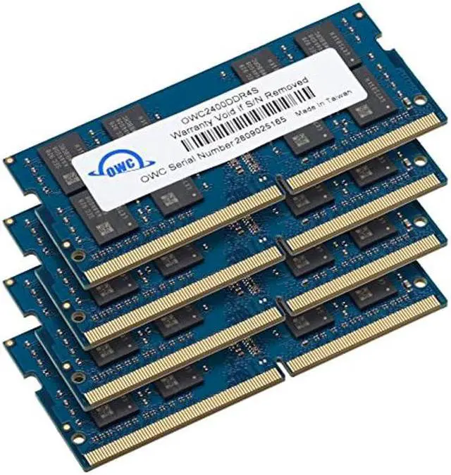 Main image of OWC 96GB (2 x 16GB + 2 x 32GB) PC19200 DDR4 2400MHz SO-DIMMs Memory (OWC2400DDR4S96S)