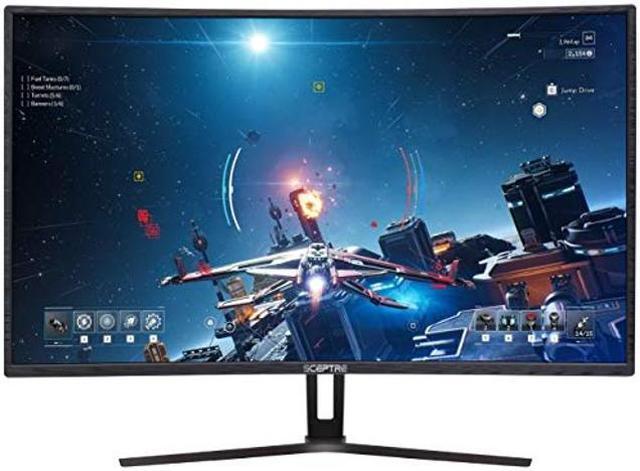 Alt view image 2 of 3 - Sceptre Curved 32-inch Gaming Monitor up to 185Hz DisplayPort 165Hz 144Hz HDMI AMD FreeSync Build-in Speakers, Machine Black (C325B-185RD)