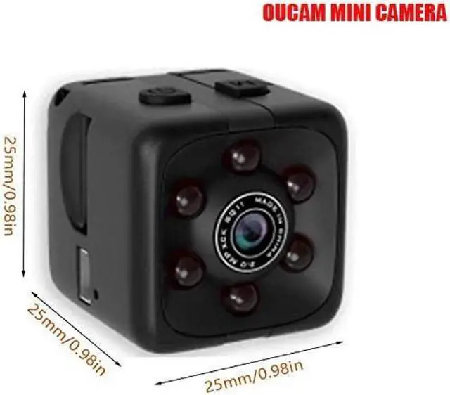 Alt view image 3 of 5 - Mini Spy Camera Include 32G SD Card Hidden Camera HD Audio and Video Recording, Night Vision Motion Detection, Surveillance Camera Small Dog Camera Nanny Cam Baby Monitor Home Security Camera