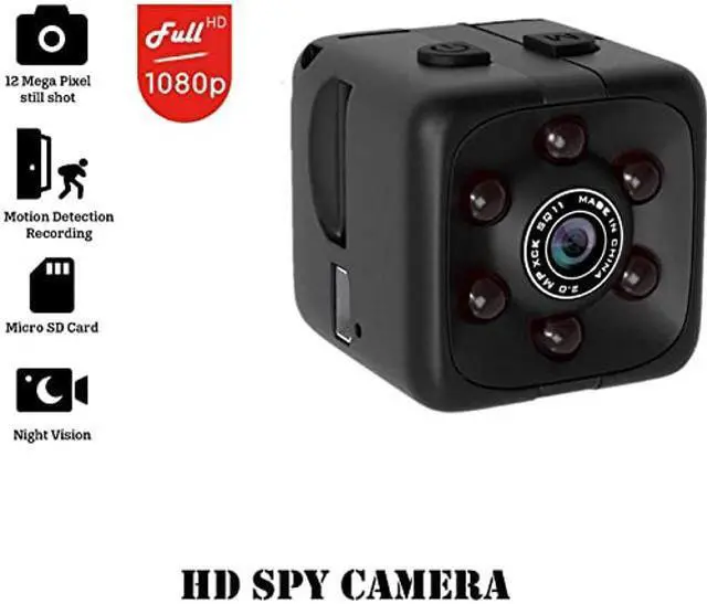 Alt view image 5 of 5 - Mini Spy Camera Include 32G SD Card Hidden Camera HD Audio and Video Recording, Night Vision Motion Detection, Surveillance Camera Small Dog Camera Nanny Cam Baby Monitor Home Security Camera