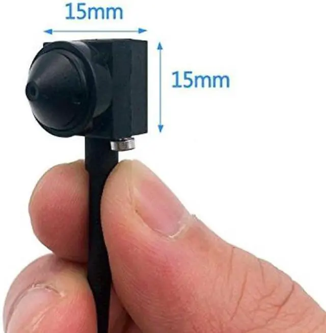 Alt view image 2 of 5 - Mini Spy Hidden Camera HD 1000TVL Small Portable Wired Spy Camera Pinhole Convert Camera BNC Video Camera Nanny Cam for CCTV Security Cam Indoor Home Survelliance System Hidden Cam DVR FPV by TPEKKA