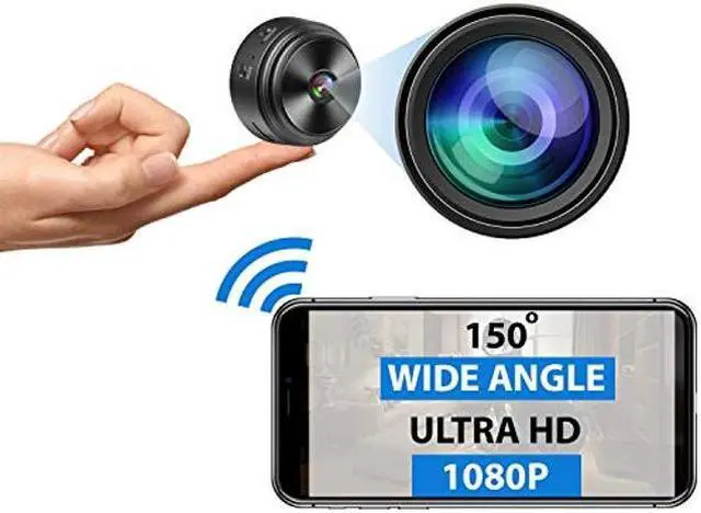 Main image of Mini Spy Camera WiFi - 1080P HD - Premium Wireless Hidden Camera with Microphone - Small Nanny Cam with Night Vision, Motion Detection - Portable Tiny Security Surveillance Camera for Home, Business