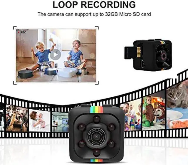 Alt view image 4 of 5 - Obdeprlone Spy Camera Hidden Camera Mini Spy Camera No WiFi Needed Wireless 1080P HD Portable Small Camera with Motion Detection Nanny Cam for Home Indoor Outdoor Security Cop Camera for cat/pet