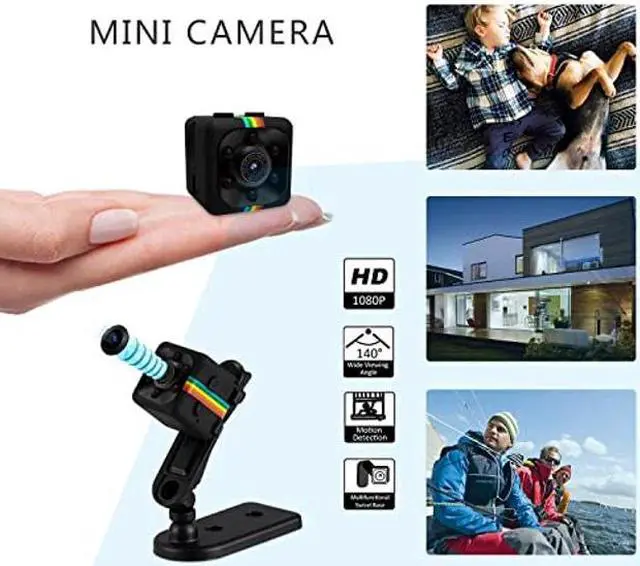 Alt view image 3 of 5 - Obdeprlone Spy Camera Hidden Camera Mini Spy Camera No WiFi Needed Wireless 1080P HD Portable Small Camera with Motion Detection Nanny Cam for Home Indoor Outdoor Security Cop Camera for cat/pet