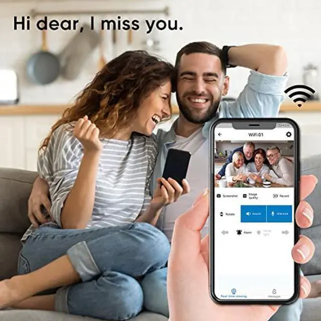 Alt view image 4 of 5 - Mini Spy Camera WiFi Wireless Hidden Cameras for Home Security Surveillance with Video 4K Small Portable Nanny Cam with Phone App, Baby monitor Pet Cam, Night Vision for Indoor Outdoor Small Camera...