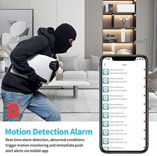 Alt view image 5 of 5 - Mini Camera Wireless WiFi Hidden Cameras HD 1080P Home Security Cameras, Small Nanny Spy Camera Indoor with Night Vision and Motion Detection, Remote Portable Camera Phone APP Pet Camera Baby Camera