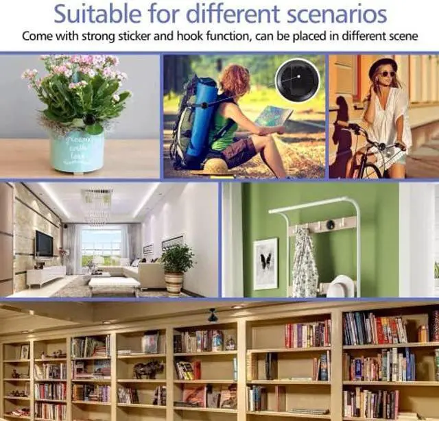 Alt view image 5 of 5 - Mini Spy Camera WiFi Wireless Hidden Cameras for Home Security surveillance with Video 1080P Small Portable Nanny Cam with Phone App, Motion Detection, Night Vision for Indoor Outdoor Small Camera