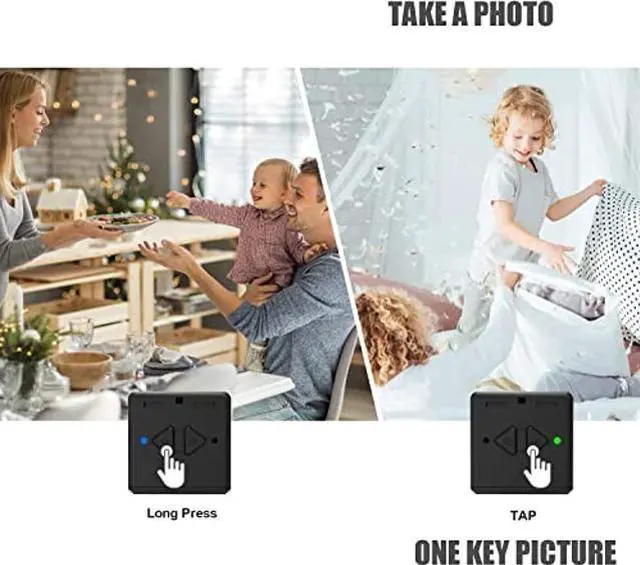 Alt view image 2 of 4 - Mini Spy Camera Wireless Hidden Camera No WiFi Portable Small Camera with Motion Detection and Night Vision Nanny Cam for Home Security Pet Camera for Cat/Cop cam