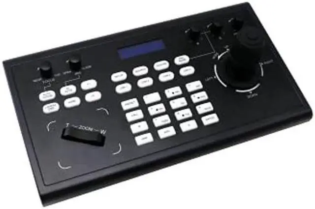 Alt view image 4 of 4 - Zowietek IP Control Video Conference PTZ Controller PTZ Universal Joystick Keyboard Controller Support RS485 LCD Display