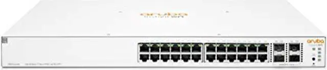 Main image of Aruba Instant On 1930 24-Port Gb Ethernet 24xGE PoE (195W), 4X 1G/10G SFP+, L2+ Smart Switch US Cord (JL683A#ABA)