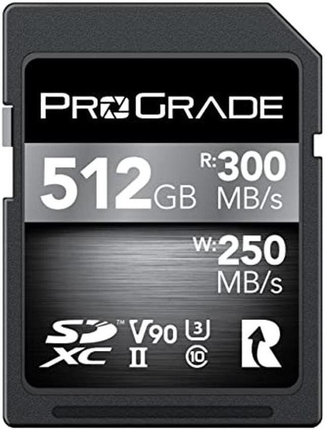 ProGrade Digital SDXC UHS-II V90 300R Memory Card (512GB) - Newegg.com