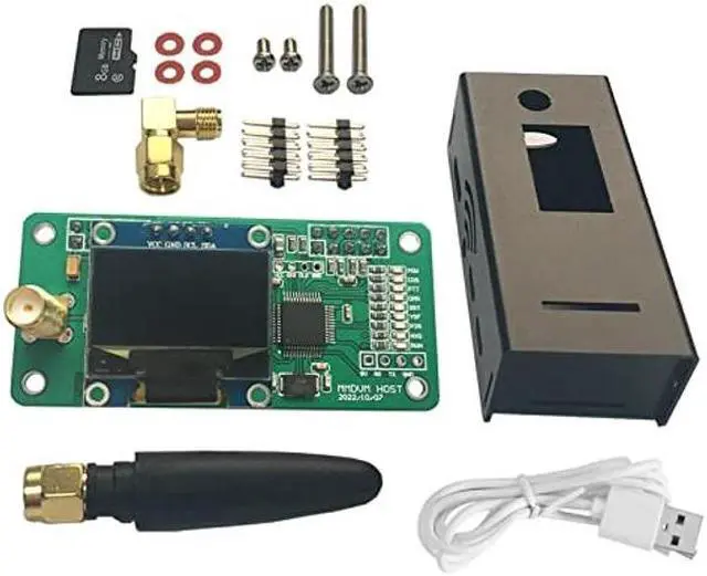 Main image of Upgraded MMDVM Hotspot Hat Board DMR YSF Dstar Raspberry pi Zero W Pi 1 2 3b Series Digital Voice Modem Walkie Talkie Worldwide UHF Antenna 0 Offset Two Colors OLED Screen