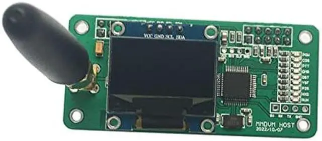 Alt view image 2 of 5 - Upgraded MMDVM Hotspot Hat Board DMR YSF Dstar Raspberry pi Zero W Pi 1 2 3b Series Digital Voice Modem Walkie Talkie Worldwide UHF Antenna 0 Offset Two Colors OLED Screen