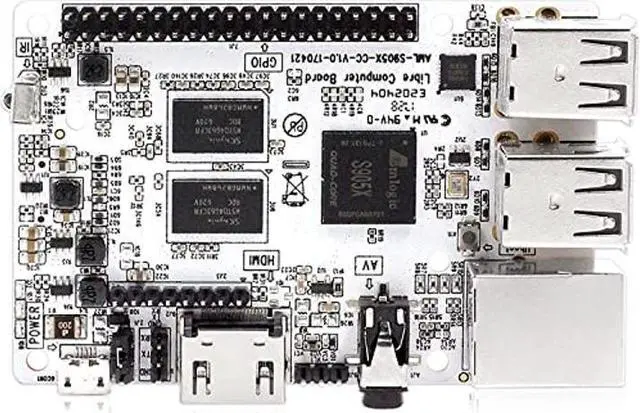 Main image of Libre Computer AML-S905X-CC Le Potato 64-bit Single Board Computer Pi 3 Alternative (2GB 4-Pack Bulk)