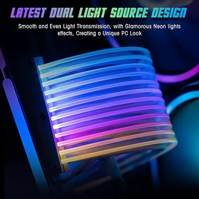 Alt view image 3 of 5 - AsiaHorse 24 Pin ATX Addressable RGB Power Extension Cable, 18AWG RGB PC Cables Motherboard PSU Extension Cable for Motherboard Connector, Support 5V 3Pin Synchronized (Strip Design-White)