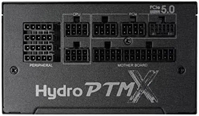 Alt view image 2 of 5 - FSP Hydro PTM X PRO 1200W 80 Plus Platinum Full Modular ATX 3.0 PCIe Gen 5. W/ 12VHPWR Cable Power Supply Compact Size (HPT3-1200M-GEN5)